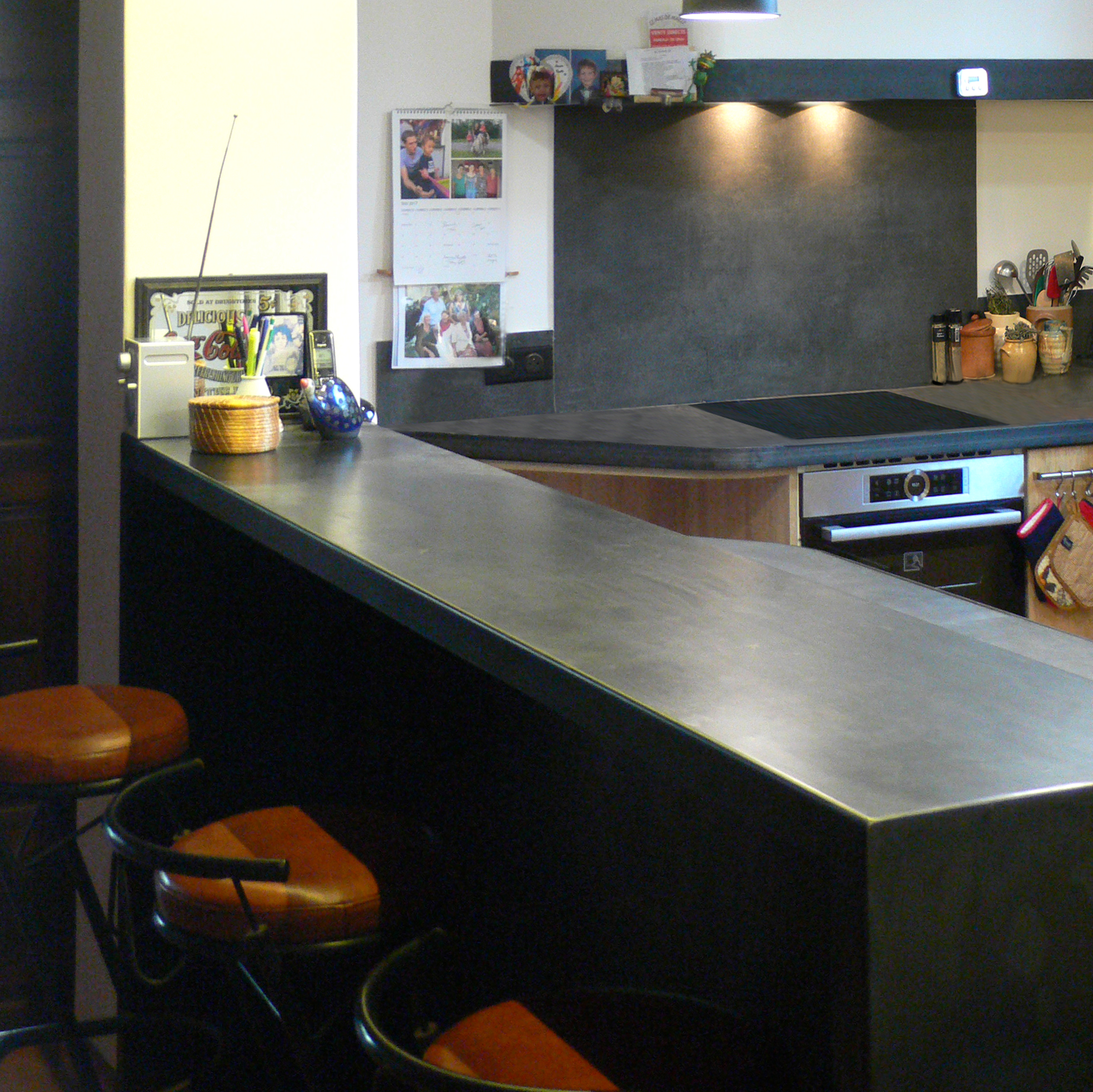 cuisine sur bar bas